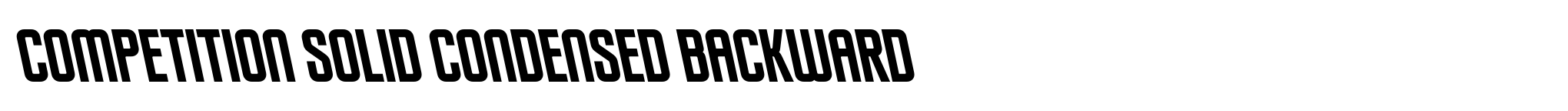 Competition Solid Condensed Backward image